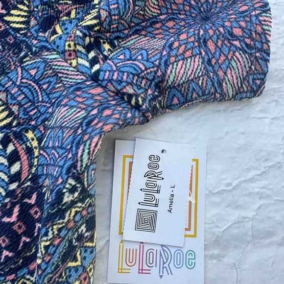 Lularoe Amelia dress Large - Picture 7 of 9